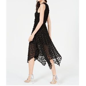 NWT Kensie Black Floral Applique Cocktail Dress SIZE 6